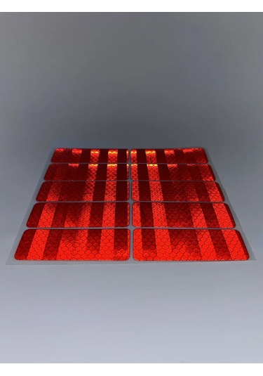 Anruspack Reflektör Etiketler Kırmızı 240302529