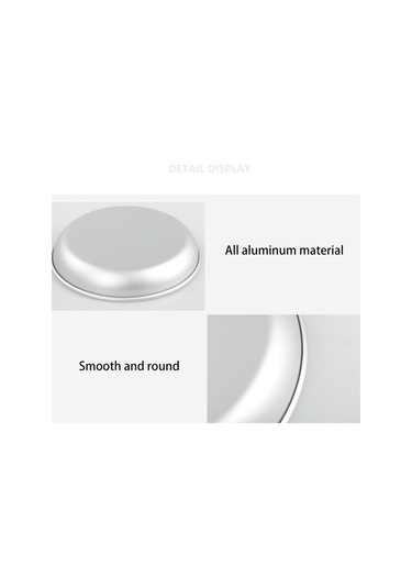 Halın Pa-01 Kamp Piknik 21Cm Yemek Tepsisi Yuvarlak Tabak Alüminyum Alaşımlı Meyve Tabağı Bpa Içermez Fda Sertifikası Yok