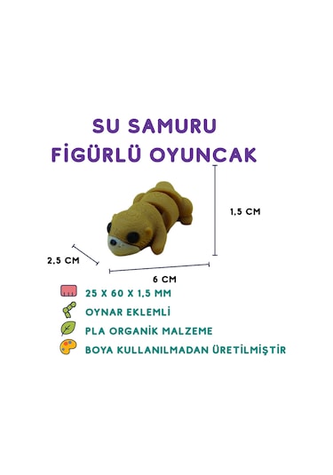 10'lu Set Yarasa Kuş Zürafa Goril Su Samuru Hindi Köpek Fare Ayı