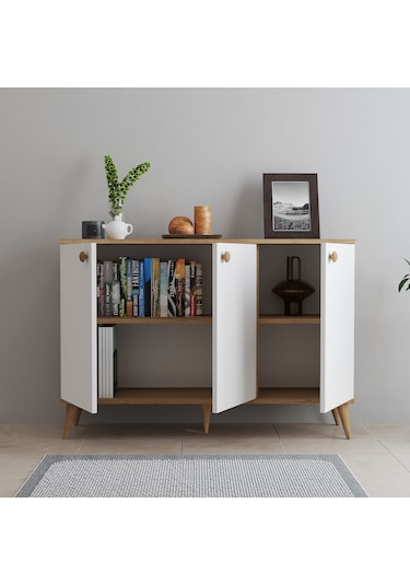 Fernıso Bohem 120 Cm Konsol Ceviz Beyaz