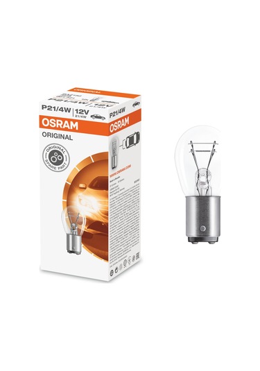 Osram Ampul 12V 1016 Stop 21 4W Yakın Tırnak Çift Duy 10 Adet