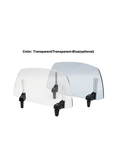 Pazly Motosiklet Ön Cam Uzatma Deflektörü Ayarlanabilir Lmk00163tr Şeffaf