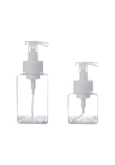 2 Adet Taşınabilir Köpük Şişe Sıvı Sabun Şişeleme Şampuan Losyon Duş Pompası Dispenser Konteyner