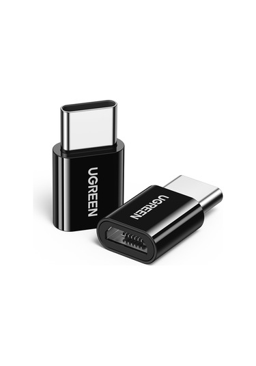 Ugreen Micro Usb To Type-c Dönüştürücü Adaptörü, Siyah, 30391
