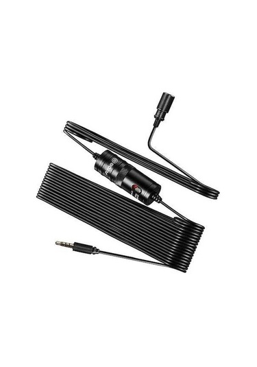 Ankatek Yönlü Yaka Mikrofonu Tp10310354196a - Kondenser Klipsli Kamera Mikrofonu, Dslr Fotoğraf İçin 3.5mm Fişli, Akıllı Boya By-m1 Xh - 1