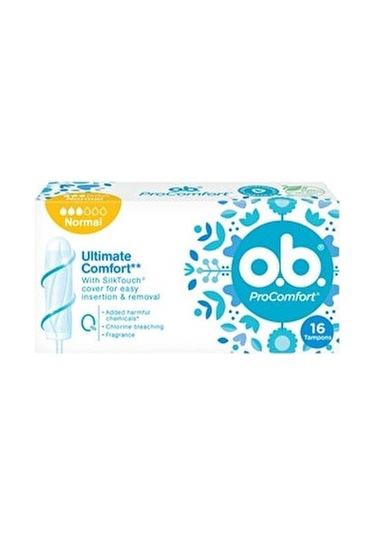 O.B. Pro Ultimate Comfort Normal Tampon 16'lı