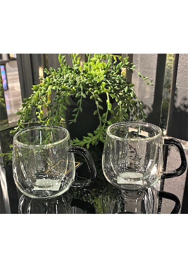 Lyhl 002 Classica 100 Ml Çift Çidarlı Borasilica 2'Li Espresso Ba