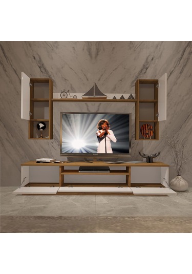 Decoraktiv Trendstyle 5das Mdf Tv Ünitesi Tv Sehpası Pera - Beyaz