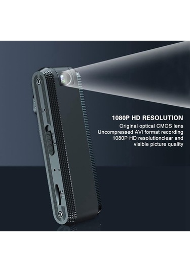 Createtech Ecverbyh Hd 1080p Mini Kamera, Ses Kaydedici, Gece Görüşlü, Hareket Algılamalı