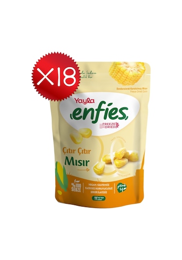 Yayla Enfies Freeze Dried Mısır 25 G X18 450 G