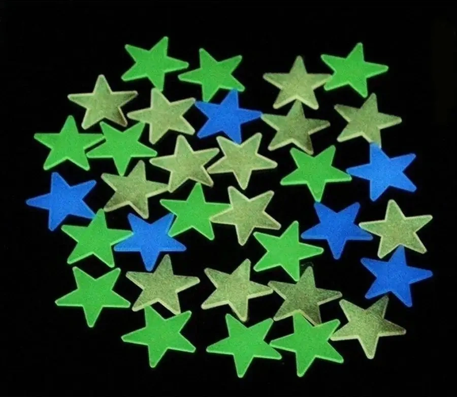 Vipotolki Duvara Yapıştırılan Dekoratif Işıklı Yıldız İç Dekorasyon Çıkartmaları 154598685 Pembe