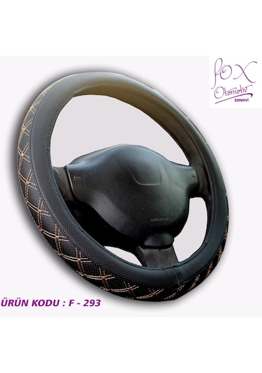 Geçmeli Direksiyon Kılıfı Renkli Baklava Nakışlı Çember Model