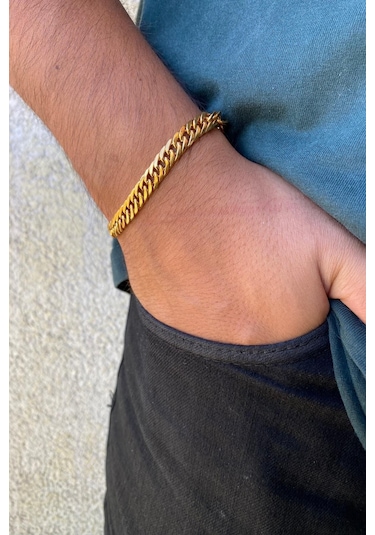 Zümrüt Sarraf 22 Ayar Altın 8 Gr Dallas Erkek Yatırımlık Bileklik