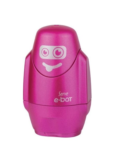 Serve E-Bot Silgili Kalemtıraş Metalik