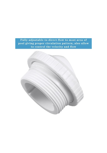 Anjiexun Hayward Sp1419d İçin Yüzme Havuzu Açıklığı Akış Girişi İçin 3 Adet Nozul Beyaz