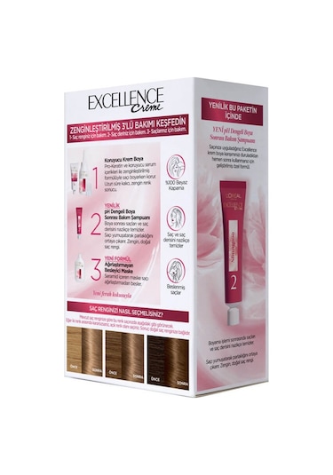 Loreal Paris Excellence Creme Saç Boyası 7 Kumral