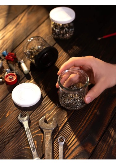 Bez Brenda Kolomna Yoğurdu İçin Kapaklar, 40 Adet 340501323 Beyaz