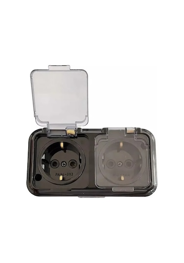 Bylectrıca Kapağalı Ve Topraklamalı Ip54 2lü Priz Kontak 234966451