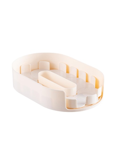 Suntek Turntable Organizasyon Çok Hamlı Baharat Rafı Kabine Beyaz