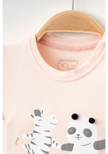 %100 Pamuklu My Skatıng Frıend T-shirt Pembe