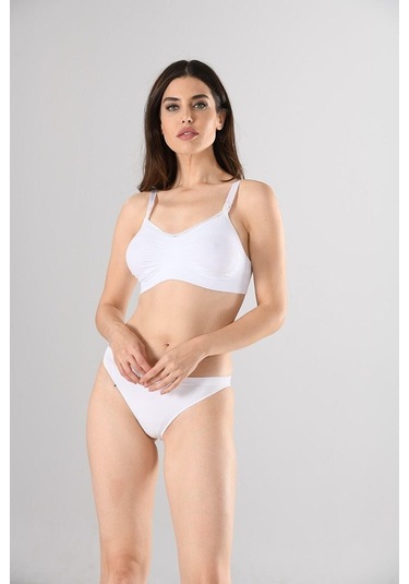 Nehirin-Iç-Giyim Mıss Fıt Kadın V Yaka Emzirme Sütyen Seamless