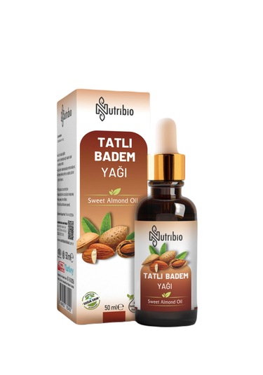 Nutribio Tatlı Badem Yağı Soğuk Sıkım 50ml 50 ML