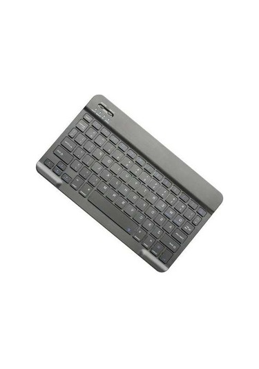 Willowhaven Ultra İnce Kablosuz Bluetooth Klavye, 10 İnç, Type-c Şarj, Black, Masaüstü/laptop/tablet Uygun