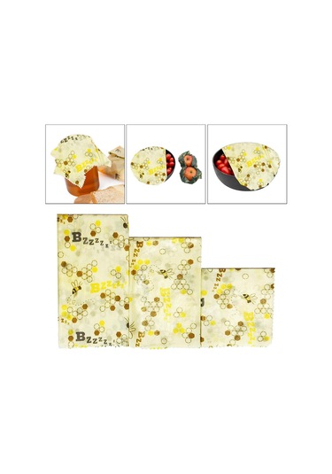 Suntek Ekmek Sarma Için Balmumu Gıda Sargıları Sıfır Atık Arı