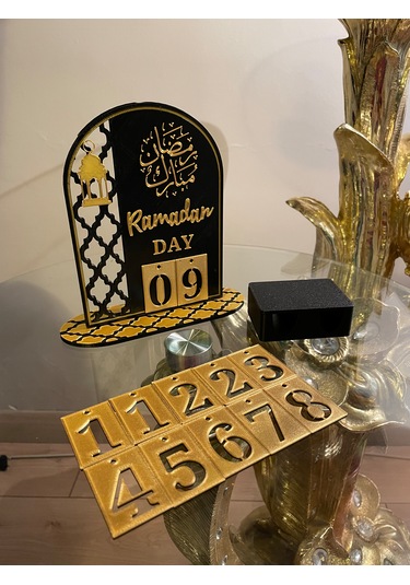 Owl Global Ramazan Takvimi,gün Sayacı, Dekoratif Masaüstü Organiz