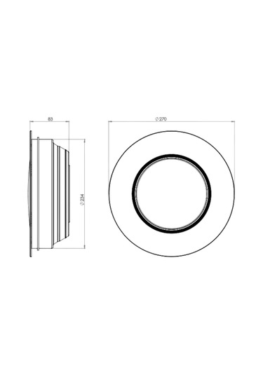 Sıva Altı Led Havuz Armatürü Rgb On-off 2 Kablolu