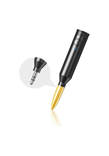 Sones M416 Araç Bluetooth Alıcısı Oynatıcı Ses Alıcısı Adaptörü Aux Dönüştürücü Altın