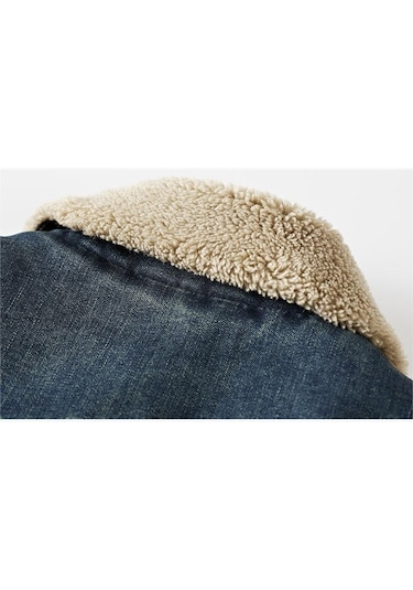 Sımıcg Casual Polar Denim Ceket-lacivert Lacivert