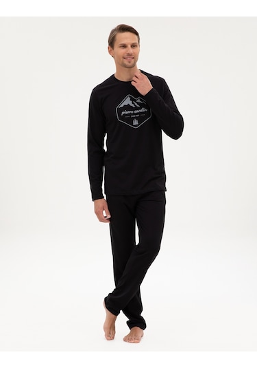 Pierre Cardin Erkek Siyah Pijama Takım 50322632-001 Siyah Pierre Cardin Erkek Siyah Pijama Takım 50322632-001 Siyah