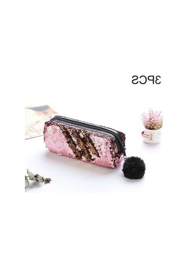 Willowhaven 3 Adet Geri Dönüşümlü Pullu Kalem Kutusu Kızlar İçin Okul Malzemeleri Süper Büyük Kırtasiye Hediye Pembe Pembe