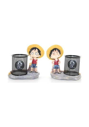 Büro Ev Ofis Okul Hediyesi İçin Luffy Kalemlik Renkli