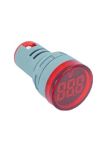 22mm Voltampermetre 50-500v 0-100a Ac Kırmızı
