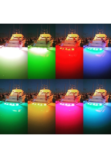 Bluefin LED Piranha P6CC High Power Su Altı Lambası 4000 Lümen-RGBW