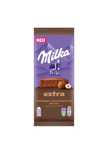 Milka Extra Chunky Noisette Chocolate 190g