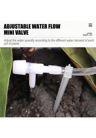 20 Saksı Bitkisi İçin Otomatik Çift Pompalı Sulama