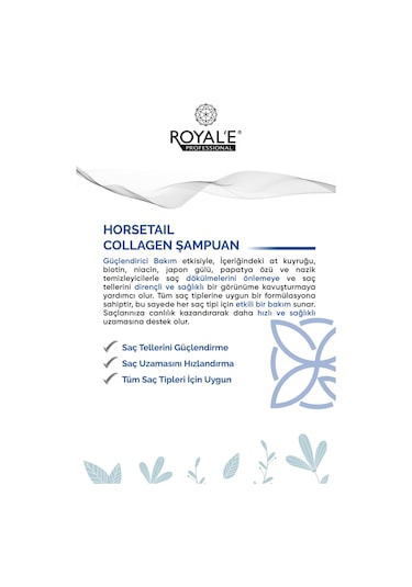 Royale Professional Bakım Etkili Besleyici Saç Parfümü 250 Ml + Horsetail Collagen Şampuan 500 Ml