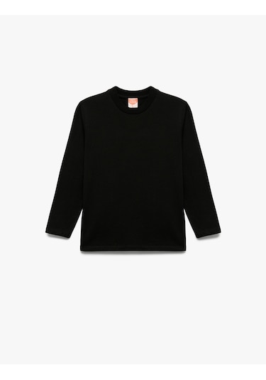 Koton Uzun Kollu Bisiklet Yaka Pamuklu 5'li Tişört Seti Gri 6wmb10179tk Gri