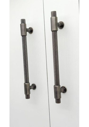 Handles Kulp Mobilya Dolap Mutfak Çekmece Kulpu 158 Mat Skoç Füme 128 Mm 12,8 Cm 2 Adet