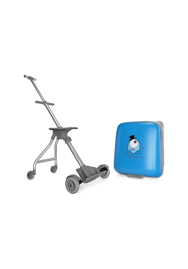 Heybee Luggages Heybee Sevimli Canavar Oturulabilir Mavi Çocuk Valiz Diğer
