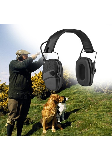 Homyl Kulak Manşonları İnşaat İşitme Koruması Siyah