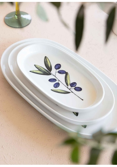 The Mia Olivos 6 Kişilik Yemek Takımı 31 Parça Set 2 Çok Renkli