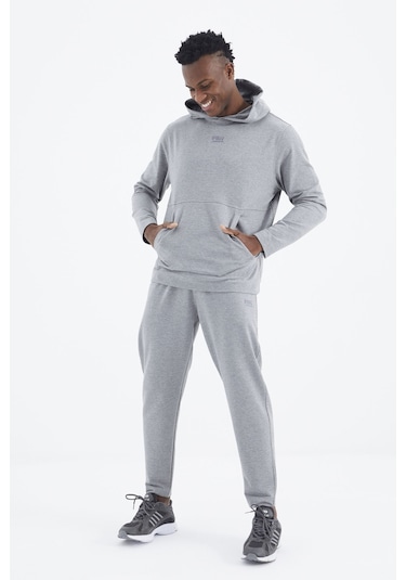 Tommy Life Rex Gri Melanj Basic Erkek Eşofman Takım - 85232 GRİ MELANJ