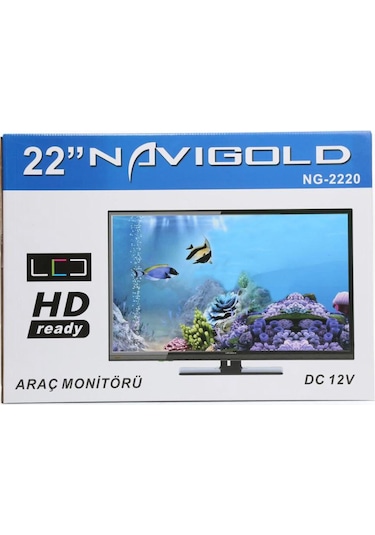 Navigold 22" Led Tv Full Hd Usb Vga Hdmi 12 Volt N11.124