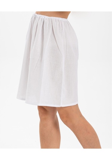 Jüpon Şile Bezi Mini Pamuk Kısa Etek Astarı Diz Boyu Kadın Jipon (484739913)