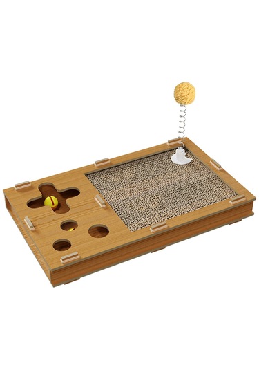 Homyl Oluklu Scratcher Tırmalama Tahtası Egzersizi 2'si 1