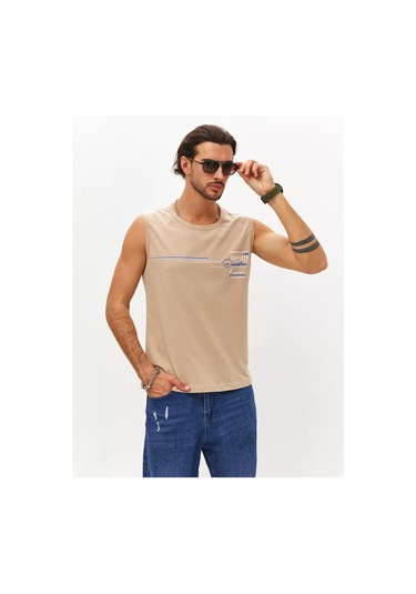 Coffa Yazlık Baskılı Spor Atlet 75832309 Bej